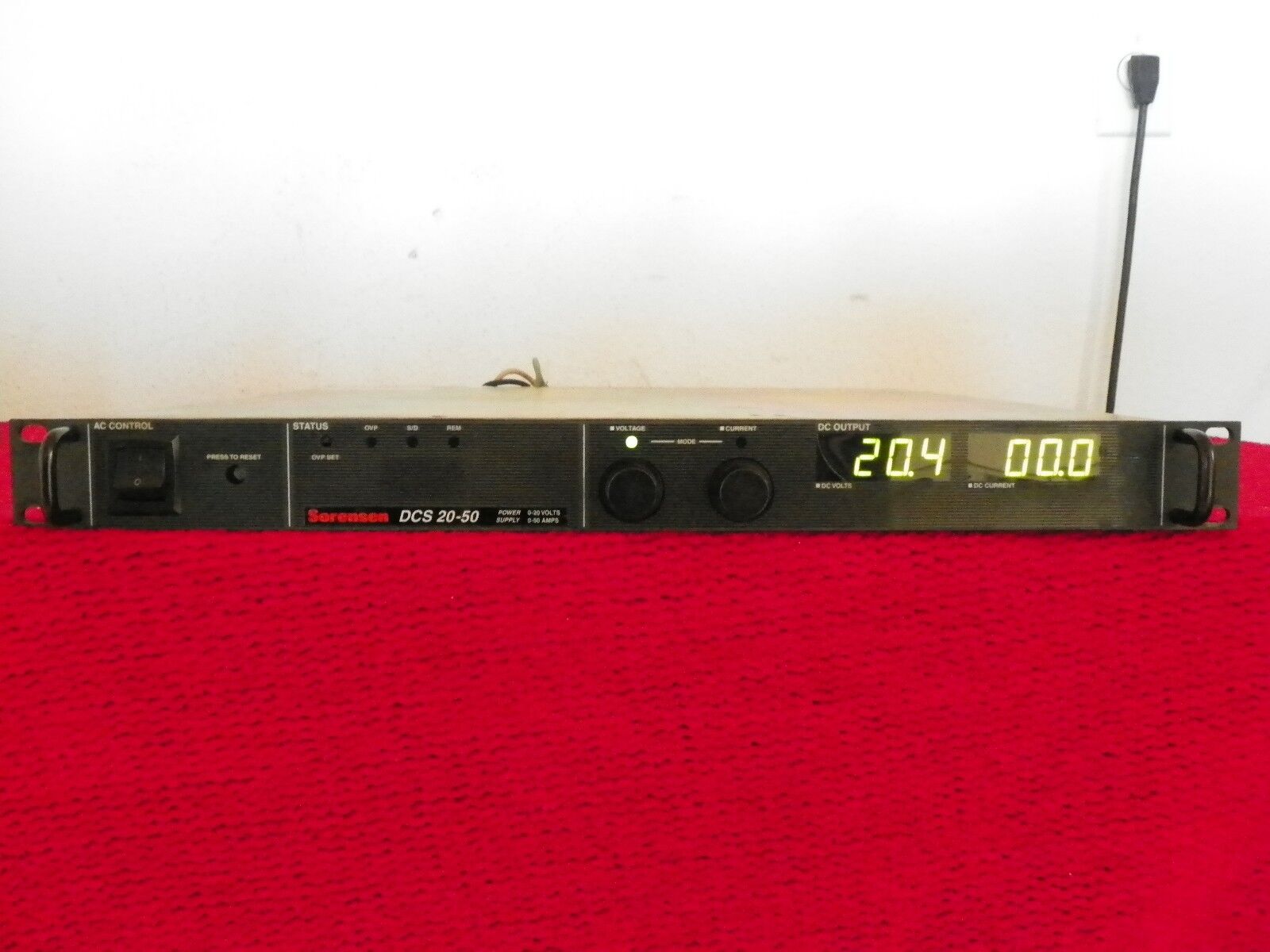 SORENSEN DCS20-50 w/ M9A GPIB option (fully tested) SORENSEN DCS20-50 w/ M9A GPIB option (fully tested)